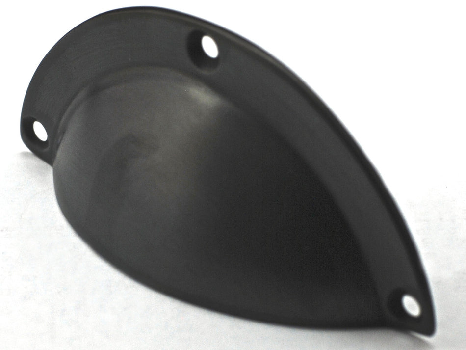 Cal Crystal C1700-US10B: 98mm Plain Bin Cabinet Pull - Bronze