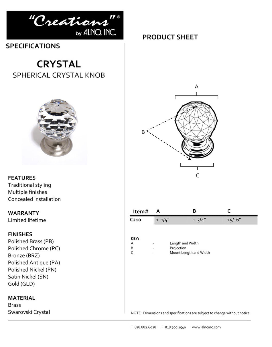 Specificaton Sheet