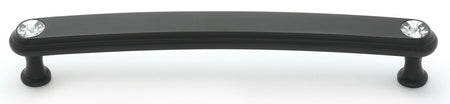 Alno C211-6-BRZ: 6" cc Swarovski Crystal Arch Bar Cabinet Pull - Bronze