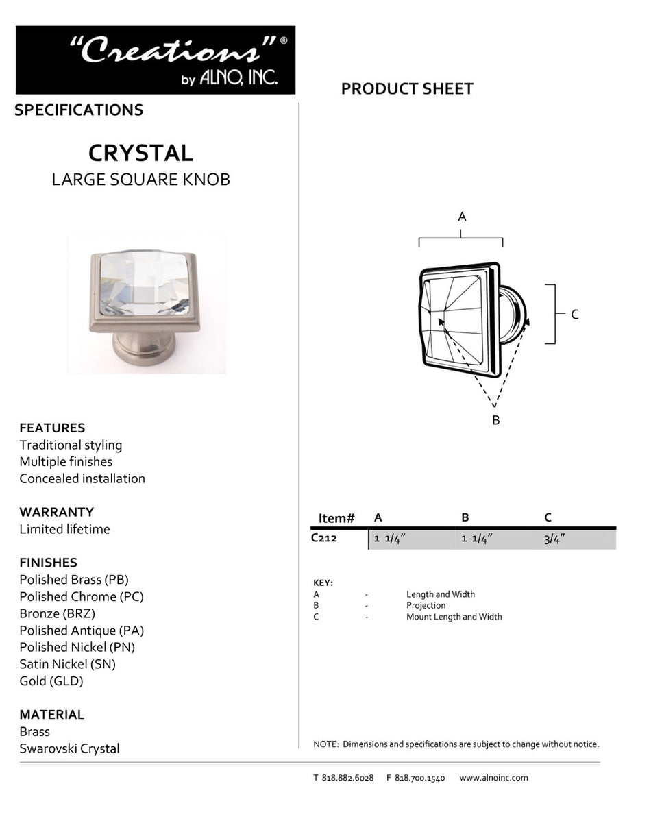 Specificaton Sheet