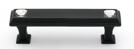 Alno C213-3-BRZ: 3" cc Swarovski Crystal Cabinet Pull - Bronze