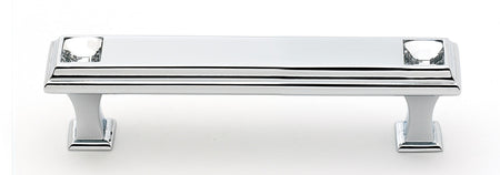 Alno C213-35-PC: 3-1/2" cc Swarovski Crystal Cabinet Pull - Polished Chrome