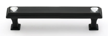 Alno C213-4-BRZ: 4" cc Swarovski Crystal Cabinet Pull - Bronze