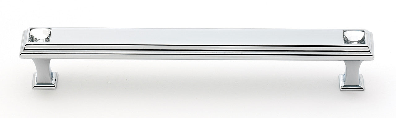 Alno C213-6-PC: 6" cc Swarovski Crystal Cabinet Pull - Polished Chrome