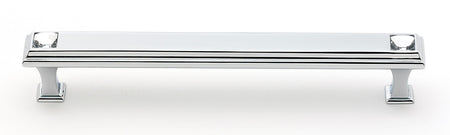Alno C213-6-PC: 6" cc Swarovski Crystal Cabinet Pull - Polished Chrome