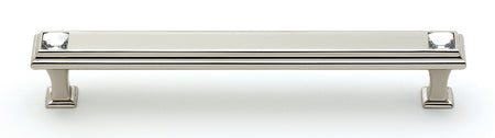 Alno C213-6-PN: 6" cc Swarovski Crystal Cabinet Pull - Polished Nickel