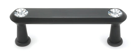 Alno C214-3-BRZ: 3" cc Swarovski Crystal Flat Bar Cabinet Pull - Bronze