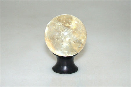 Myterra Gemstone Knob Calcite Oil Rubbed Bronze 1 3/8 Inch Dia.