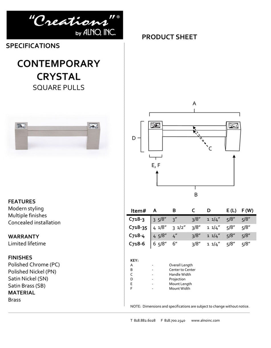 Specificaton Sheet