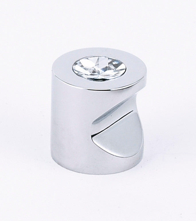 Alno C823-34-PC: 3/4" Swarovski Crystal Cabinet Knob - Polished Chrome