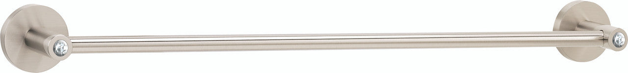 Alno C8320-18-SN: 18" cc Swarovski Crystal Towel Bar - Satin Nickel