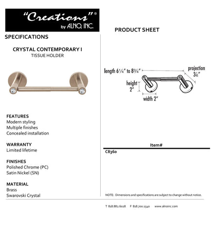 Specificaton Sheet