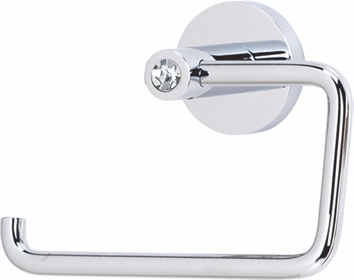 Alno C8366-PC: Swarovski Single Post Tissue Holder - Polished Chrome