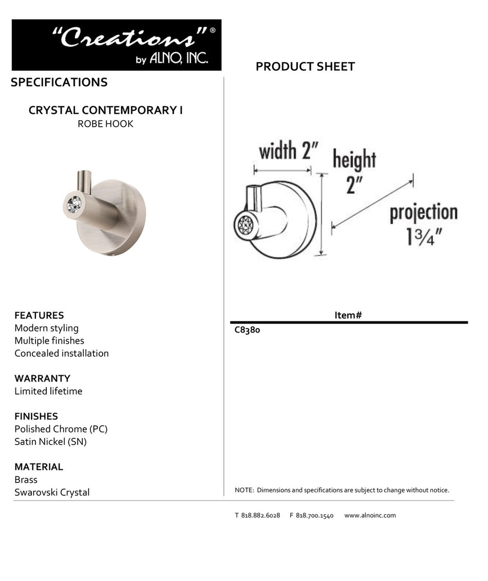 Specificaton Sheet