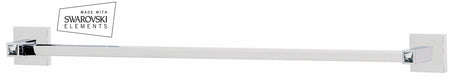 Alno C8420-30-PC: 30" cc Swarovski Crystal Towel Bar - Polished Chrome