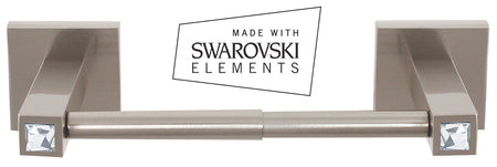 Alno C8460-SN: Swarovski Crystal Tissue Holder - Satin Nickel
