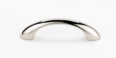 Alno C855-3-PN: 3" cc 855 Series Arch Cabinet Pull - Polished Nickel