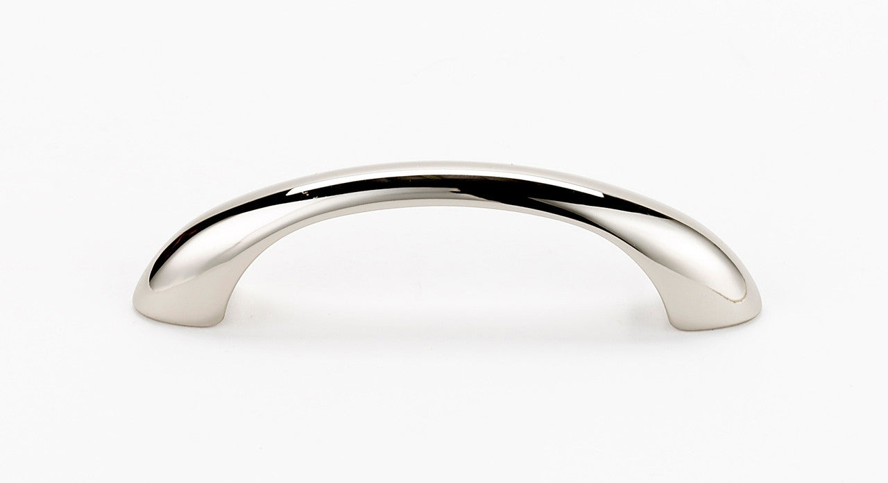 Alno C855-35-PN: 3-1/2" cc 855 Series Arch Cabinet Pull - Polished Nickel