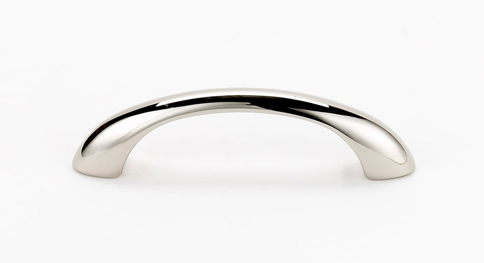 Alno C855-35-PN: 3-1/2" cc 855 Series Arch Cabinet Pull - Polished Nickel