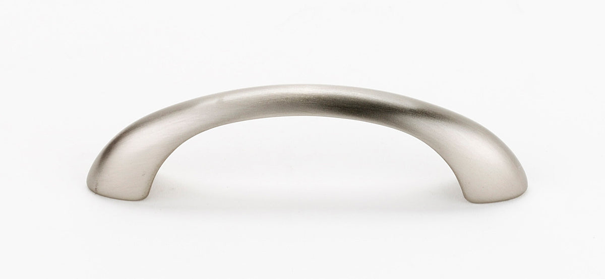 Alno C855-35-SN: 3-1/2" cc 855 Series Arch Cabinet Pull - Satin Nickel