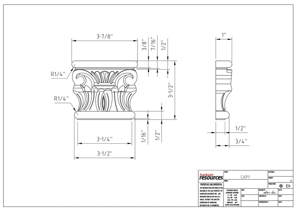 Specification Drawing