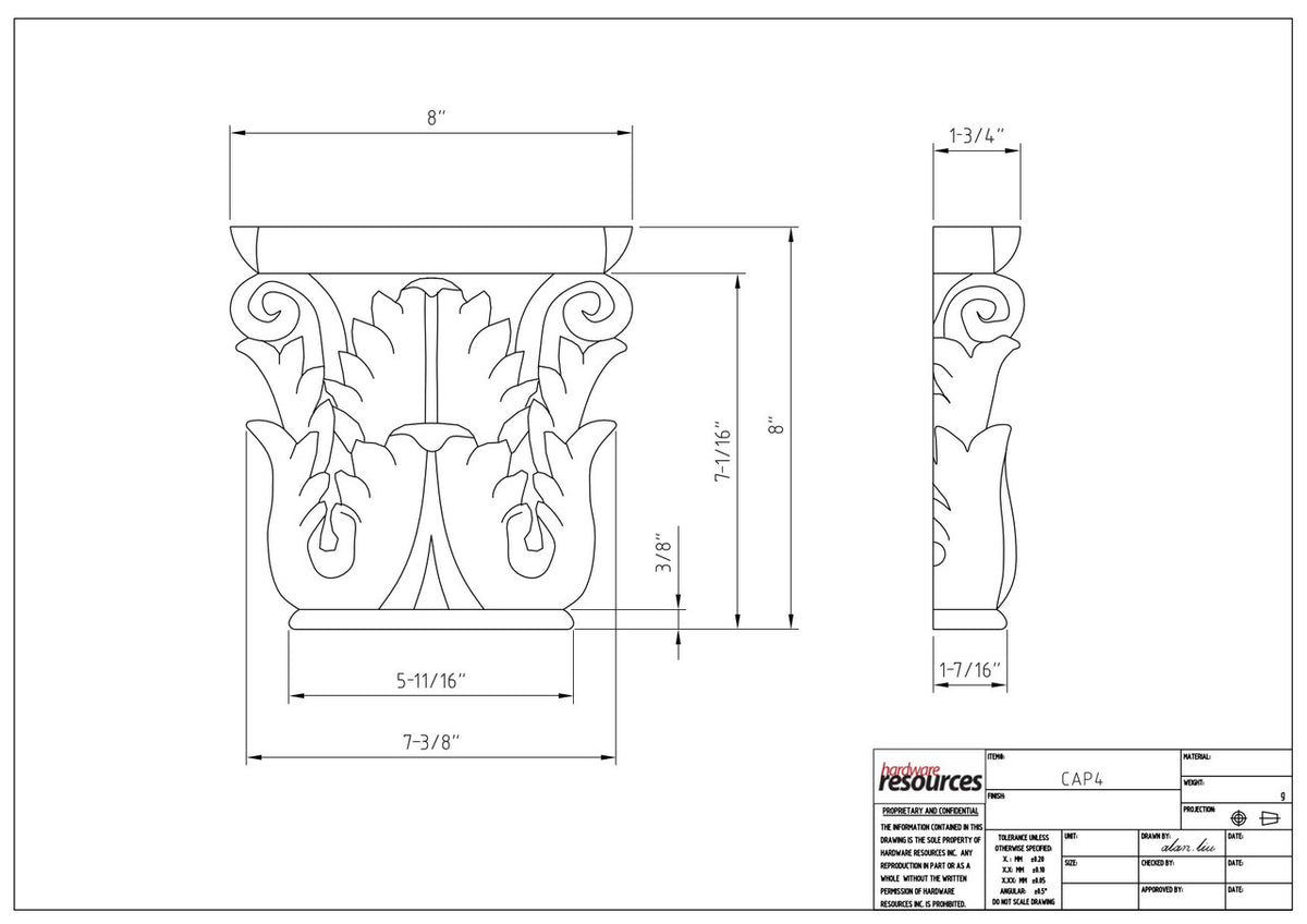 Specification Drawing