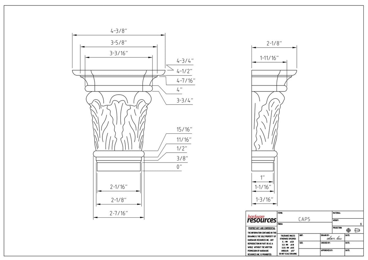 Specification Drawing