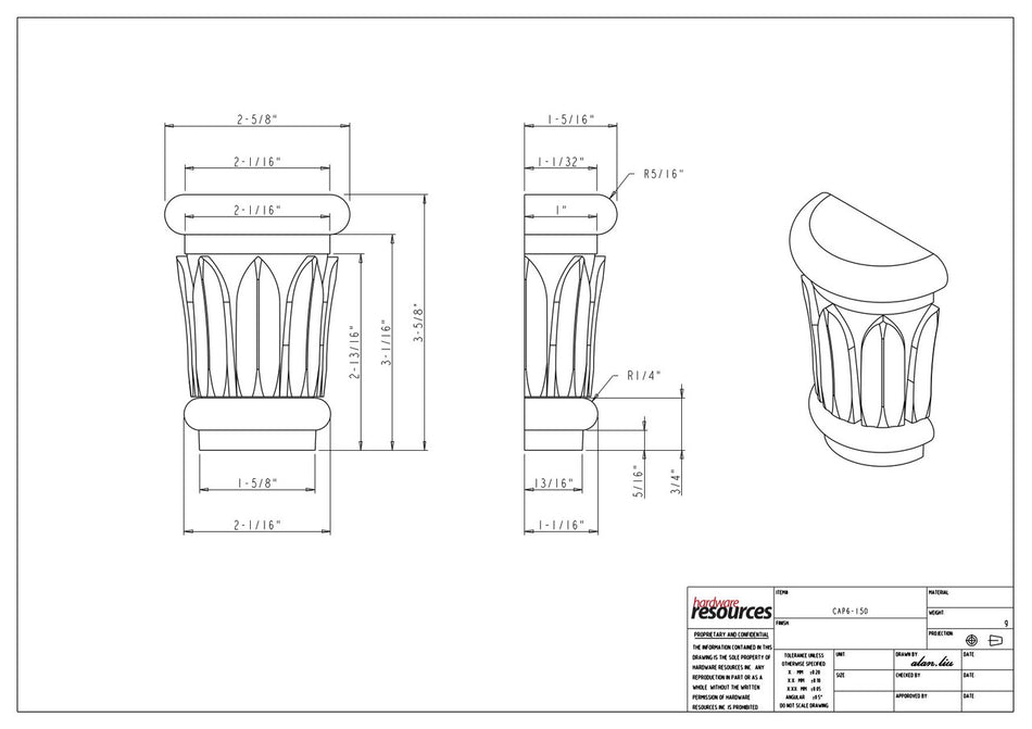 Specification Drawing