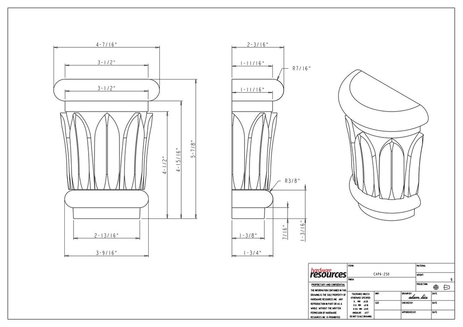 Specification Drawing