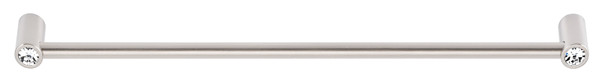 Alno CD715-12-SN: 12" cc Swarovski Crystal Appliance Pull - Satin Nickel