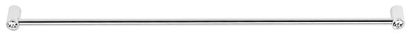 Alno CD715-18-PC: 18" cc Swarovski Crystal Appliance Pull - Polished Chrome