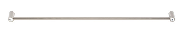 Alno CD715-18-SN: 18" cc Swarovski Crystal Appliance Pull - Satin Nickel