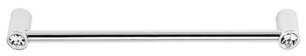 Alno CD715-8-PC: 8" cc Swarovski Crystal Appliance Pull - Polished Chrome