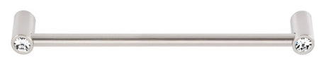 Alno CD715-8-SN: 8" cc Swarovski Crystal Appliance Pull - Satin Nickel