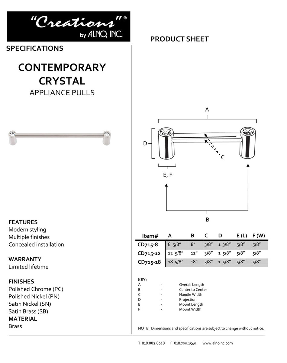 Specificaton Sheet