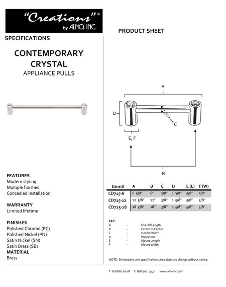 Specificaton Sheet