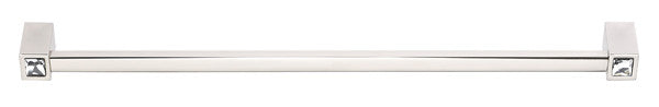 Alno CD718-12-PN: 12" cc Swarovski Crystal Appliance Pull - Polished Nickel
