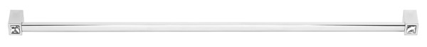 Alno CD718-18-PC: 18" cc Swarovski Crystal Appliance Pull - Polished Chrome
