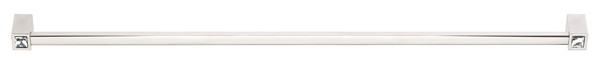 Alno CD718-18-PN: 18" cc Swarovski Crystal Appliance Pull - Polished Nickel