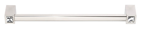 Alno CD718-8-PN: 8" cc Swarovski Crystal Appliance Pull - Polished Nickel