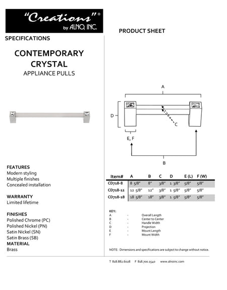 Specificaton Sheet