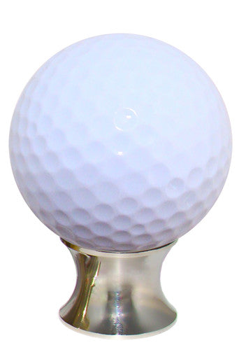 Myterra CGB.14: Golf Ball Cabinet Knob - Polished Nickel