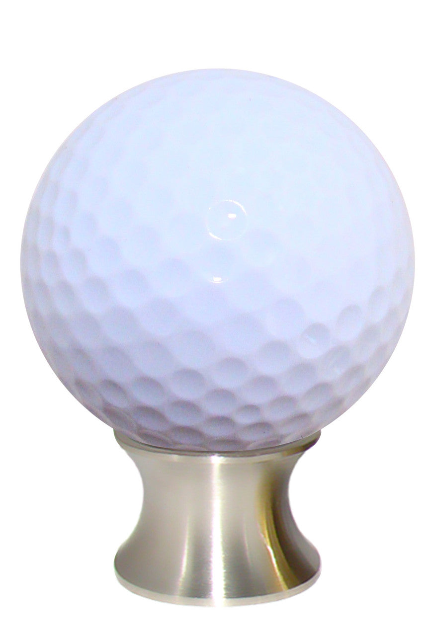 Myterra CGB.15: Golf Ball Cabinet Knob - Satin Nickel