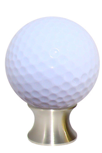 Myterra CGB.15: Golf Ball Cabinet Knob - Satin Nickel