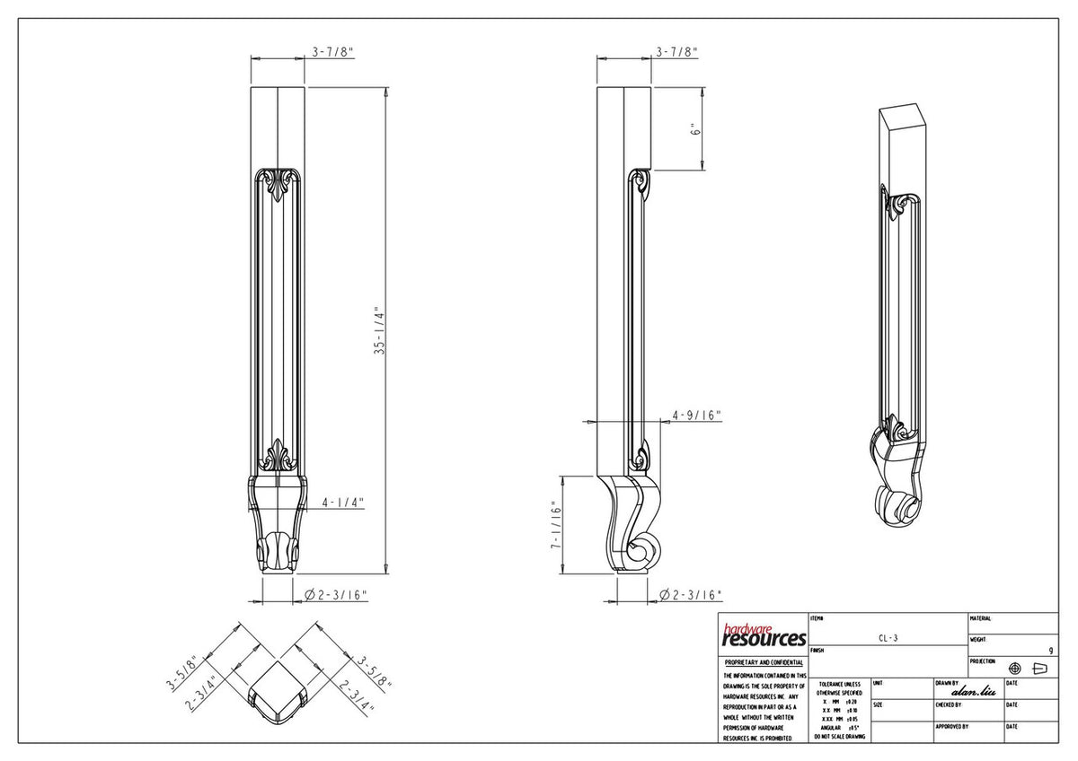 Specification Drawing