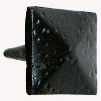 Acorn CL7BP: 1" Pyramid Clavos - Hammered Black Iron
