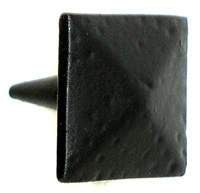 Acorn CLBBP: 1-5/8"" Pyramid Clavos - Smooth Black Iron