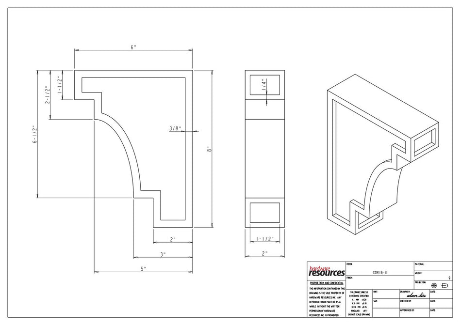 Specification Drawing