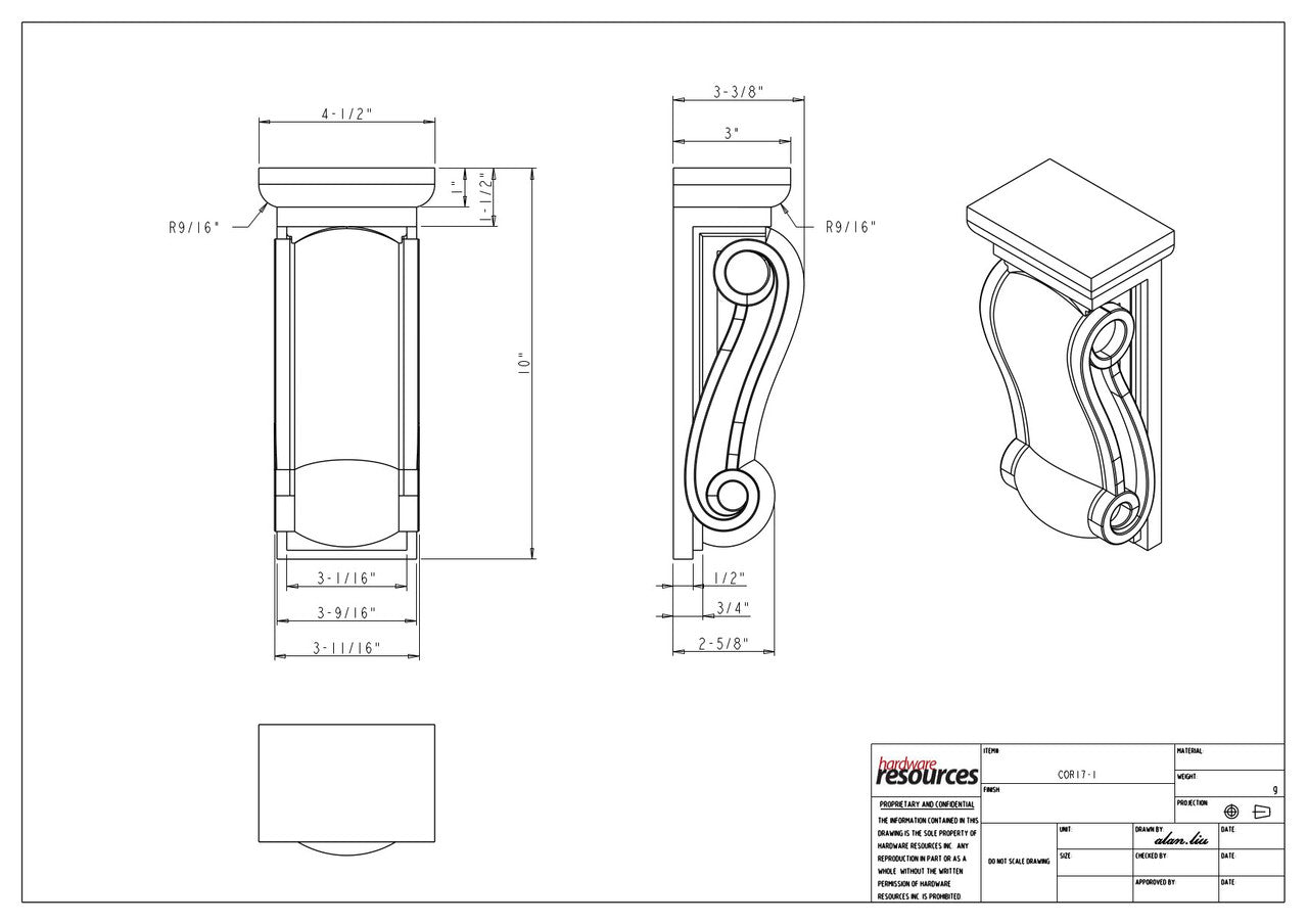Specification Drawing