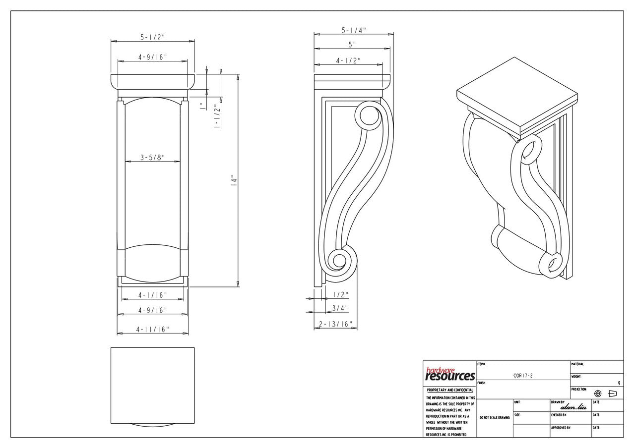 Specification Drawing